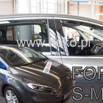 ΑΝΕΜΟΘΡΑΥΣΤΕΣ ΓΙΑ FORD S-MAX 2016+ ΣΕΤ ΑΥΤΟΚΙΝΗΤΟΥ ΑΠΟ ΕΥΚΑΜΠΤΟ ΦΙΜΕ ΠΛΑΣΤΙΚΟ HEKO - 4 ΤΕΜ.
