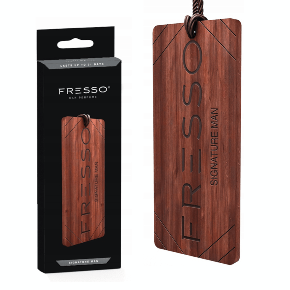 159860FRE Fresso - Ξύλινο Κρεμαστό Αρωματικό Αυτοκινήτου Signature Man - 1 τεμ. (159860/FRE) - Image 1