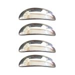 ΧΕΡΟΥΛΙΑ ΠΟΡΤΑΣ ΓΙΑ PEUGEOT 206 HB 5D /SEDAN /SW 98-12  ΧΡΩΜΙΟ ΜΕΤΑΛΛΙΚΑ 4ΠΟΡΤΕΣ 4ΤΕΜ