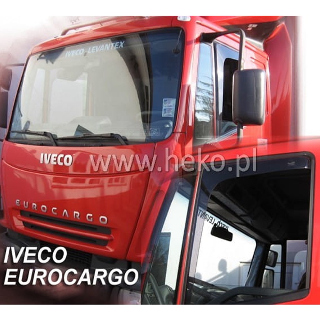 18104TRUCK ΑΝΕΜΟΘΡΑΥΣΤΕΣ ΓΙΑ IVECO EURO CARGO / STRALIS / EURO TECH EU/UK ΖΕΥΓΑΡΙ ΑΠΟ ΕΥΚΑΜΠΤΟ ΦΙΜΕ ΠΛΑΣΤΙΚΟ HEKO - 2 ΤΕΜ. - Image 1