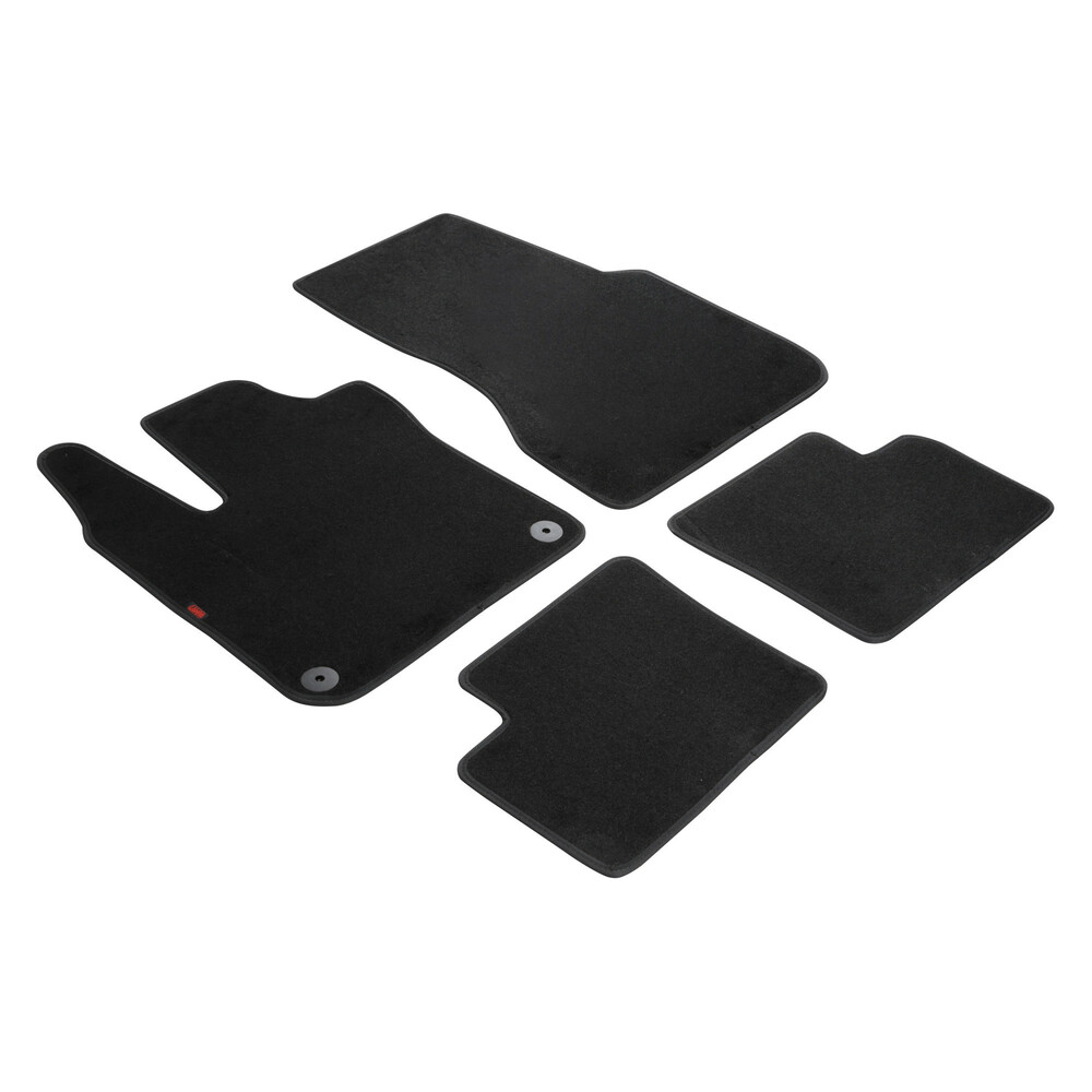 23-221-S-01-@ ΠΑΤΑΚΙΑ EXECUTIVE ΜΟΚΕΤΑ ΓΙΑ SMART FORFOUR 11/2014+ ΣΕ ΜΑΥΡΟ ΧΡΩΜΑ ME ΚΟΥΜΠΩΜΑΤΑ LAMPA - 4 ΤΕΜ. - Image 1