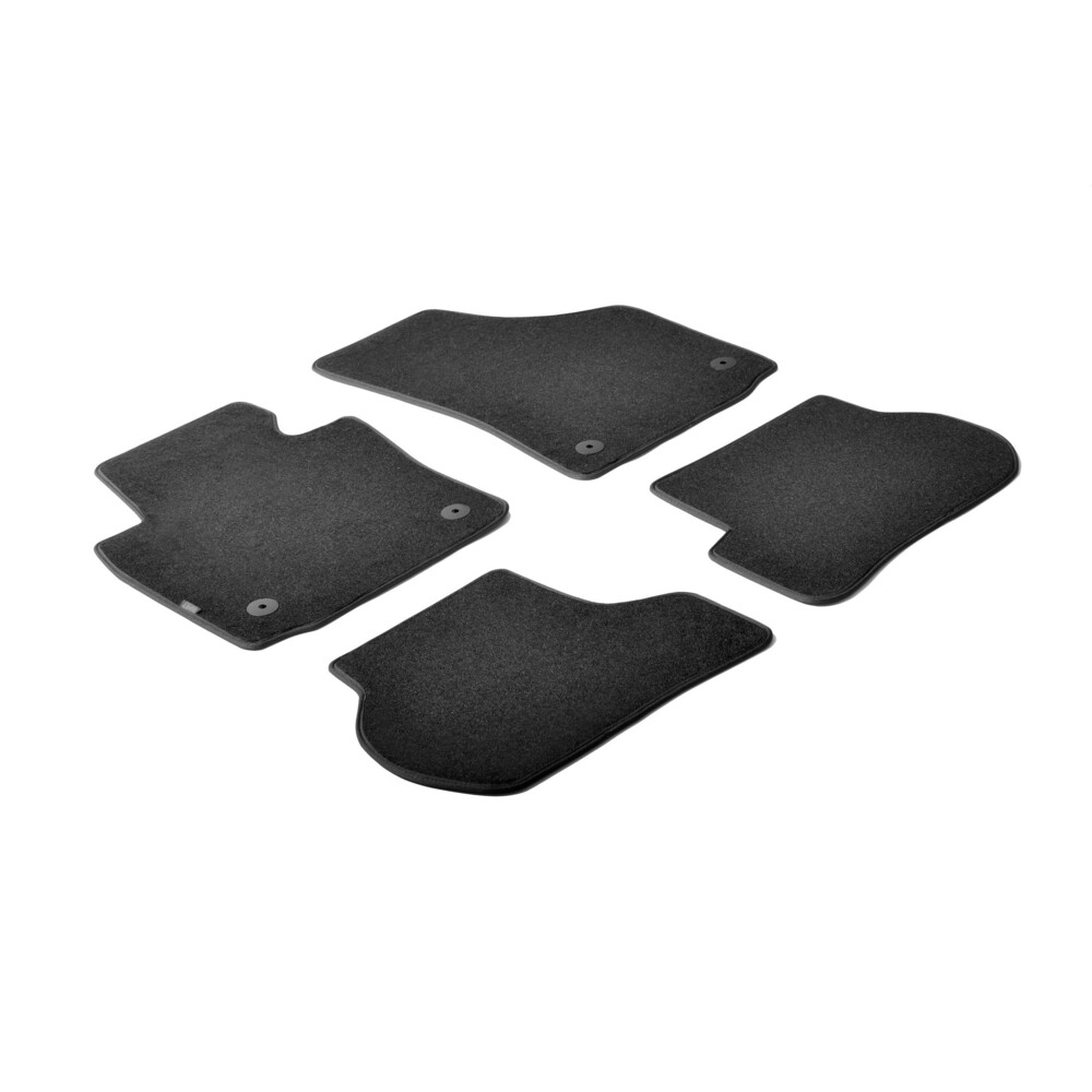 23152-S-01-@ ΠΑΤΑΚΙΑ EXECUTIVE ΜΟΚΕΤΑ ΓΙΑ SEAT LEON 09/2005-04/2009 / SEAT LEON 05/2009-12/2012 ΣΕ ΜΑΥΡΟ ΧΡΩΜΑ ME ΚΟΥΜΠΩΜΑΤΑ LAMPA - 4 ΤΕΜ. - Image 1