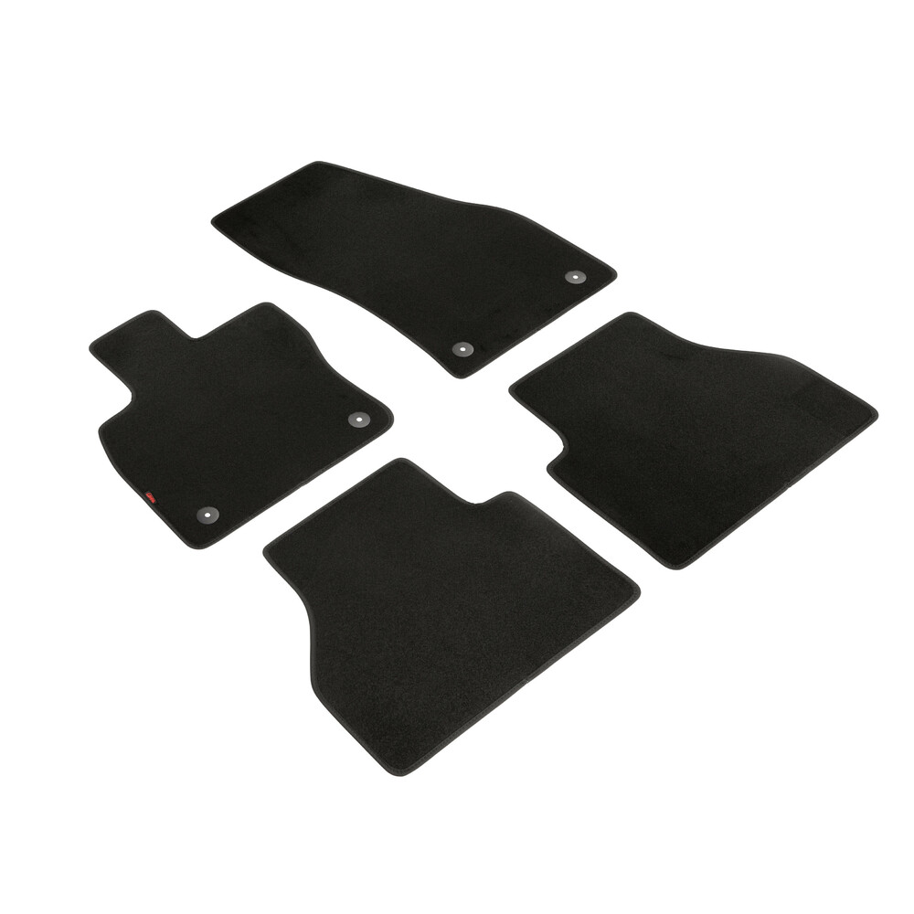 23343-S-01-@ ΠΑΤΑΚΙΑ EXECUTIVE ΜΟΚΕΤΑ ΓΙΑ VW CADDY LIFE 01/2021+ ΣΕ ΜΑΥΡΟ ΧΡΩΜΑ ΜΕ ΚΟΥΜΠΩΜΑΤΑ LAMPA - 4 ΤΕΜ. - Image 1