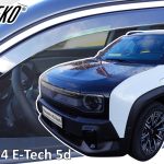 Heko - Ανεμοθράυστες για Renault 4 E-Tech Electric 5 Doors 2025+ Ζευγάρι Απο Εύκαμπτο Φιμέ Πλαστικό - 2 τεμ. (ΑΝΕΜ.27037)