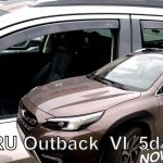 Heko - Ανεμοθραύστες Παραθύρων Για Subaru Outback (BT) 2021 > 5πορτο Hatchback/SUV υλικό Acrylic Χρώμα Φιμέ - 4 τεμ. (ΑΝΕΜ.SET28532)