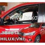 ΑΝΕΜΟΘΡΑΥΣΤΕΣ ΓΙΑ TOYOTA HILUX 4D 2016+ ΖΕΥΓΑΡΙ ΑΠΟ ΕΥΚΑΜΠΤΟ ΦΙΜΕ ΠΛΑΣΤΙΚΟ HEKO - 2 ΤΕΜ.