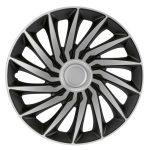 Lampa - Τάσια Tokyo Silver/Black 14'' Tech-One σε Μαύρο/Ασημί Χρώμα για Σιδερένιες Ζάντες Αυτοκινήτου από ABS - Σετ 4 Τεμ. (L3146.1)