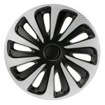 Lampa - Τάσι Αυτοκινήτου 13’’ Kojin Carbon TECH-ONE από υλικό ABS Ασημί / Μαύρο - 1 TEM (L3147.1)