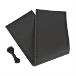 Lampa Κάλυμμα Τιμονιού Αυτοκινήτου Premium Leather Top Grip Δετό 37-39εκ. Άοσμο Γνήσιο Δέρμα Μαύρο 1-τεμ. (L3299.0)