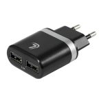 Lampa – Φορτιστής Πρίζας 220V σε 2 USB 5V 2.4A για Κινητά Smartphones Tablet Universal – 1 Τεμ. (L3894.9/T)
