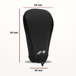 ΚΑΛΥΜΜΑ ΓΙΑ ΠΟΜΟΛΟ ΤΑΧΥΤΗΤΩΝ GEAR KNOB COVER ΜΑΥΡΟ ΜΙΚΡΟΦΙΜΠΡΑ