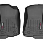 ΠΑΤΑΚΙΑ  ΓΙΑ JEEP WRANGLER 2018+/ JEEP GLADIATOR 2018+  ΜΠΡΟΣΤΙΝΑ ΜΑΥΡΑ 2ΤΕΜ WEATHERTECH