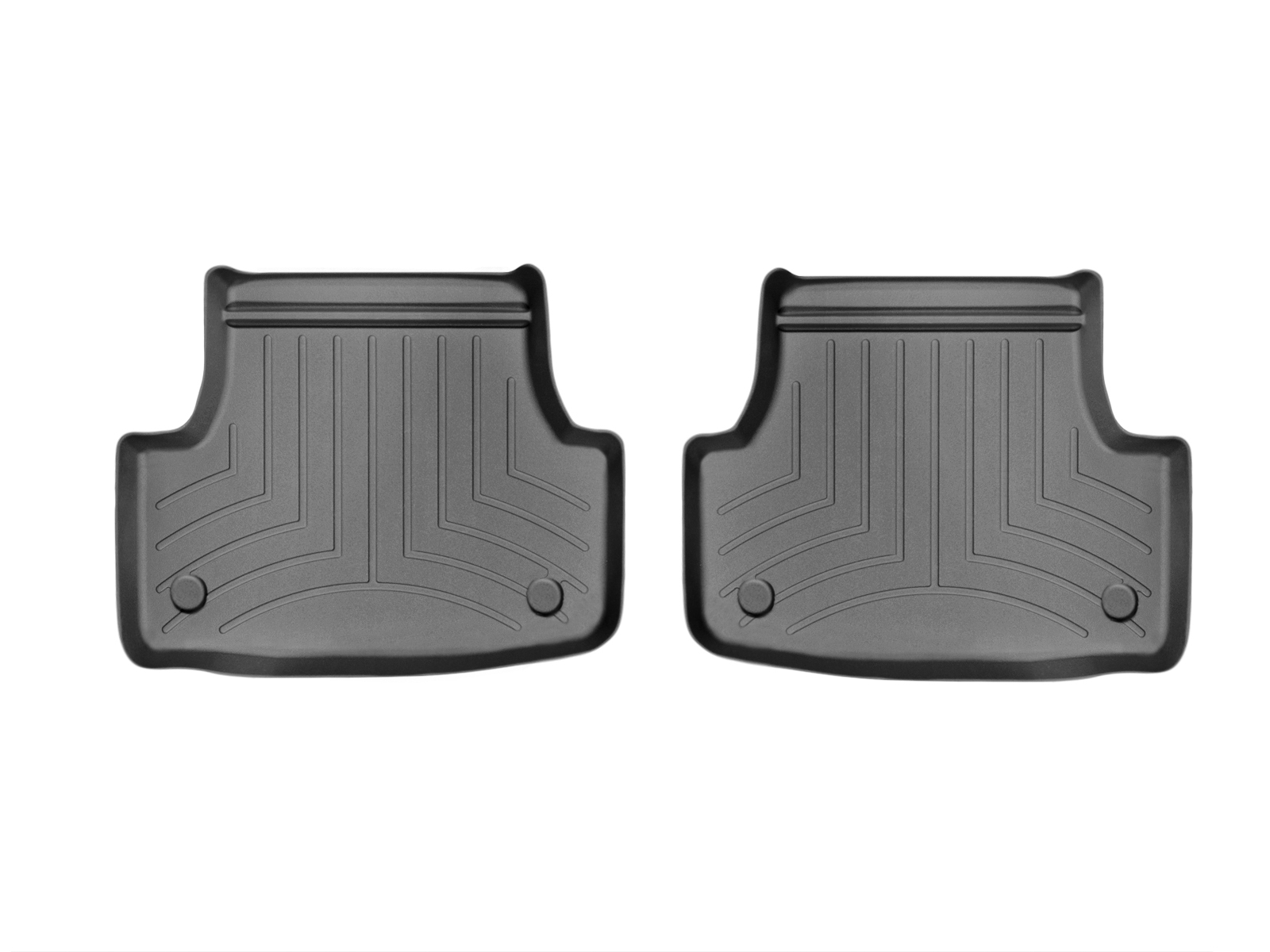 4449622 ΠΑΤΑΚΙΑ ΓΙΑ VW GOLF VII 2012-2020 ΟΠΙΣΘΙΑ ΜΑΥΡΑ 2ΤΕΜ WEATHERTECH - Image 1