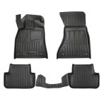 Race Axion - Πατάκια Για Audi A4 (B8) 2007-2015 4πορτο/5πορτο Λάστιχο Σκαφάκια Προστατευτικά Με Κουμπώματα για Επιβατικά Αυτοκίνητα - 5 τεμ. (5030045/ST)