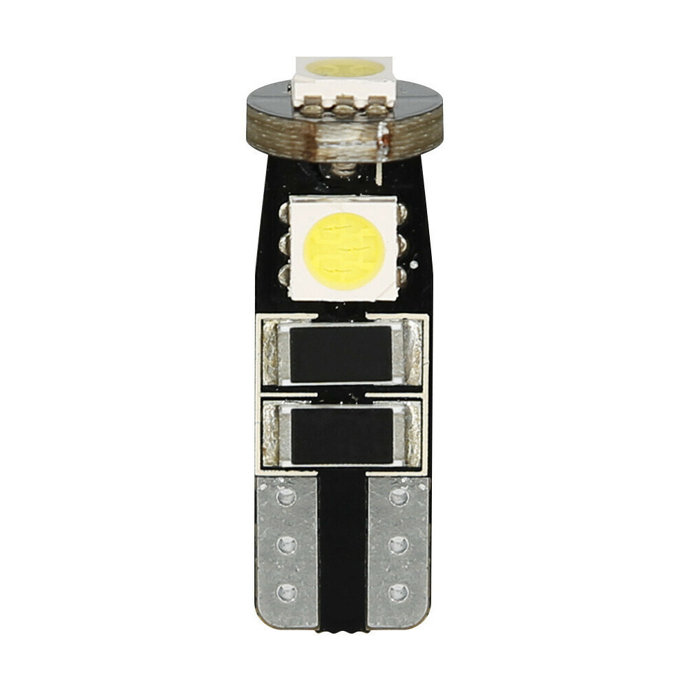 58462-S-01 Lampa - Λαμπάκια T10 W5W 12V W2,1x9,5d 28lm Hyper-Led 9 Λευκό Διαχέσεως 3 SMD x 3 Chips Τριπλοεστιακά CAN-BUS με Ενσωματωμένη Αντίσταση - 2 Τεμ. (5846.2-LM) - Image 1