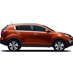 ΔΙΑΚΟΣΜΗΤΙΚΟ TRIM ΠΑΡΑΘΥΡΩΝ ΧΡΩΜΙΟ ΓΙΑ KIA SPORTAGE 5D 2010-2016 8ΤΕΜ.