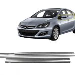 TRIM  ΠΑΡΑΘΥΡΩΝ ΑΥΤΟΚΟΛΛΗΤΑ ΧΡΩΜΙΟΥ 4ΤΕΜ. ΓΙΑ OPEL ASTRA J 4D 2012+