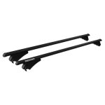 Menabo – Μπάρες Οροφής Αλουμινίου Tiger XL Black 131.5 cm Σε Μαύρο Χρώμα Για BMW Serie 5 Touring (F11) 06/2010 > 03/2017 5πορτο / Station Wagon Με Flush Rails - 2 Τεμ. (8600/MB)