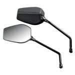 ΚΑΘΡΕΠΤΕΣ ΜΟΤΟ FENDER M10x1,25 ΜΑΥΡΟΙ/CARBON 2 ΤΕΜ.
