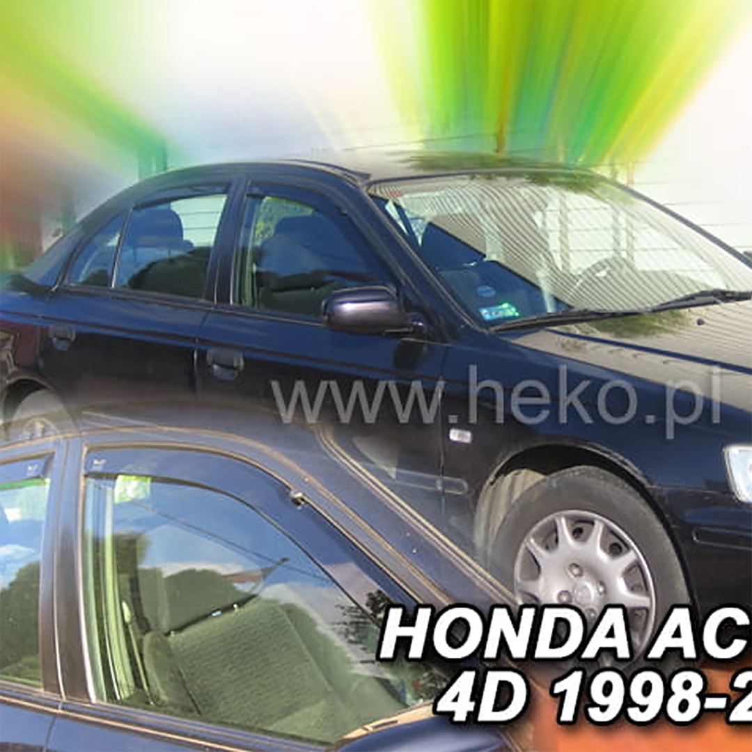 A108 ΑΝΕΜΟΘΡΑΥΣΤΕΣ ΓΙΑ HONDA ACCORD VI 4D 10/1998-2003 / ACURA TL II 1999-2003 ΖΕΥΓΑΡΙ ΑΠΟ ΕΥΚΑΜΠΤΟ ΦΙΜΕ ΠΛΑΣΤΙΚΟ HEKO - 2 ΤΕΜ. - Image 1