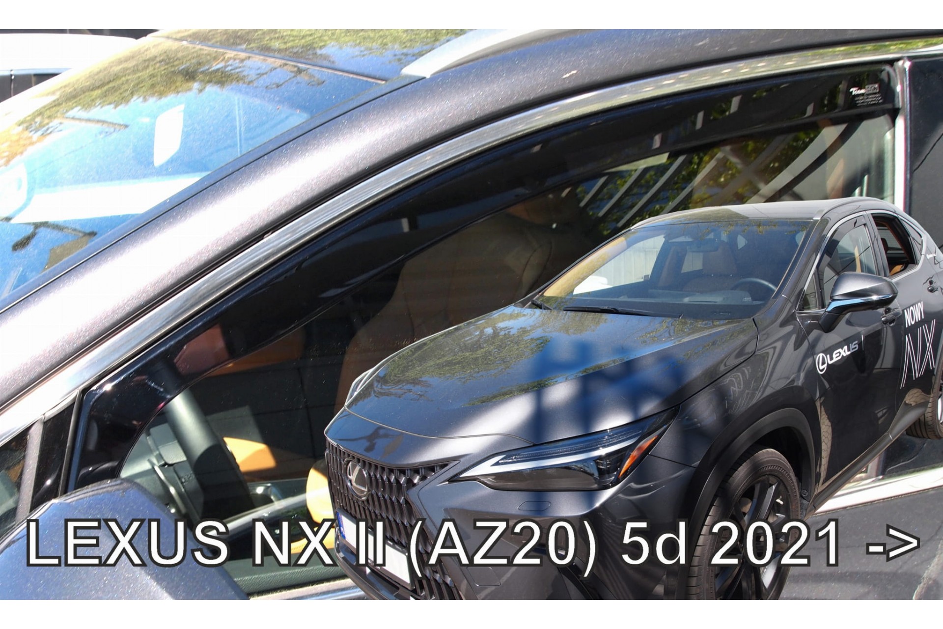 ANEM.30033 ΑΝΕΜΟΘΡΑΥΣΤΕΣ ΓΙΑ LEXUS NX (AZ20) 5D 2021+ ΣΕΤ ΑΥΤΟΚΙΝΗΤΟΥ ΑΠΟ ΕΥΚΑΜΠΤΟ ΦΙΜΕ ΠΛΑΣΤΙΚΟ HEKO - 4 ΤΕΜ. - Image 1