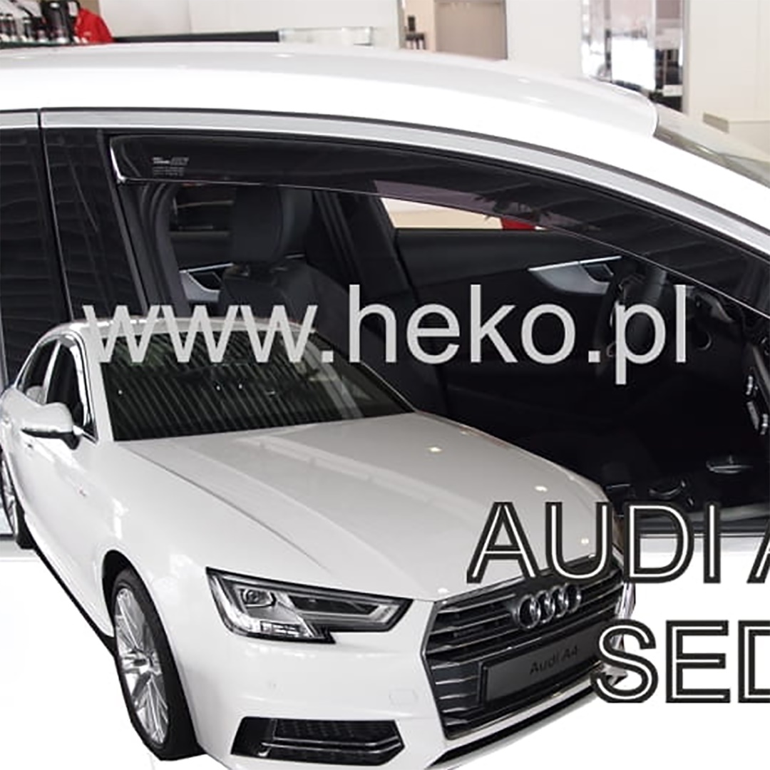 ANEM10252-1 ΑΝΕΜΟΘΡΑΥΣΤΕΣ ΓΙΑ AUDI A4 / B9 4D/5D SEDAN AVANT 2016-2021 / ALLROAD ΖΕΥΓΑΡΙ ΑΠΟ ΕΥΚΑΜΠΤΟ ΦΙΜΕ ΠΛΑΣΤΙΚΟ HEKO - 2 ΤΕΜ. - Image 1