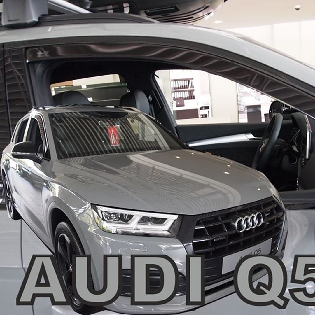 ANEM10265-1 ΑΝΕΜΟΘΡΑΥΣΤΕΣ ΓΙΑ AUDI Q5 5D 2016-2021 ΖΕΥΓΑΡΙ ΑΠΟ ΕΥΚΑΜΠΤΟ ΦΙΜΕ ΠΛΑΣΤΙΚΟ HEKO - 2 ΤΕΜ. - Image 1