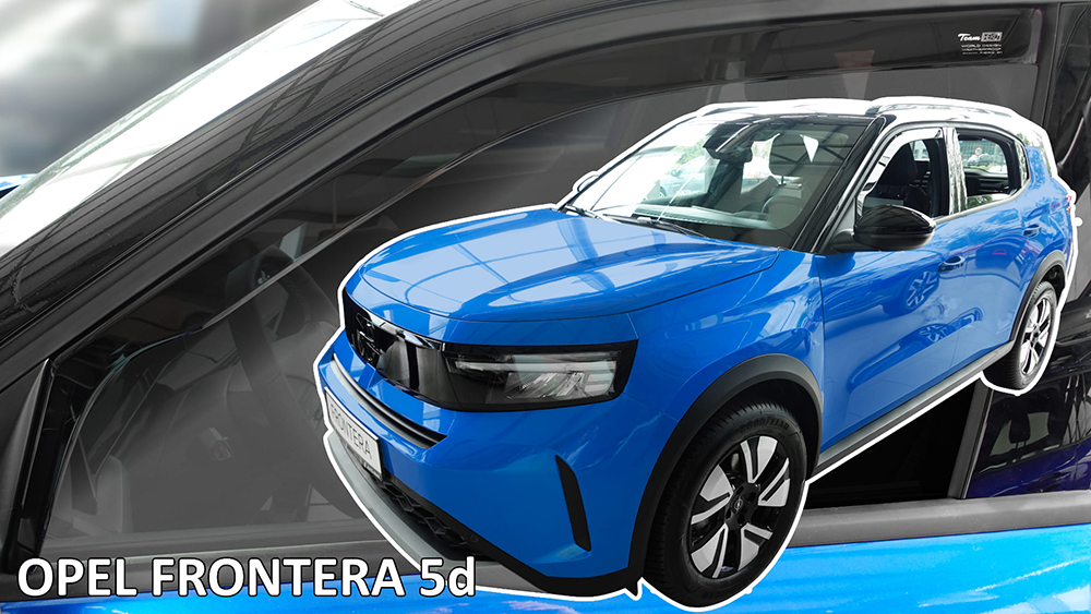 ANEM25412_1 Heko - Ανεμοθραύστες για Opel Frontera 2024 > 5πορτο / SUV Ζευγάρι Αυτοκινήτου Από Εύκαμπτο Φιμέ Πλαστικό - 2 τεμ. (ΑΝΕΜ.25412) - Image 1