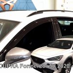ΑΝΕΜΟΘΡΑΥΣΤΕΣ ΓΙΑ MERCEDES EQC N293 5D 2019+ / CUPRA FORMENTOR 5D 2020+ ΑΥΤΟΚΙΝΗΤΟΥ ΑΠΟ ΕΥΚΑΜΠΤΟ ΦΙΜΕ ΠΛΑΣΤΙΚΟ HEKO - 2 ΤΕΜ.
