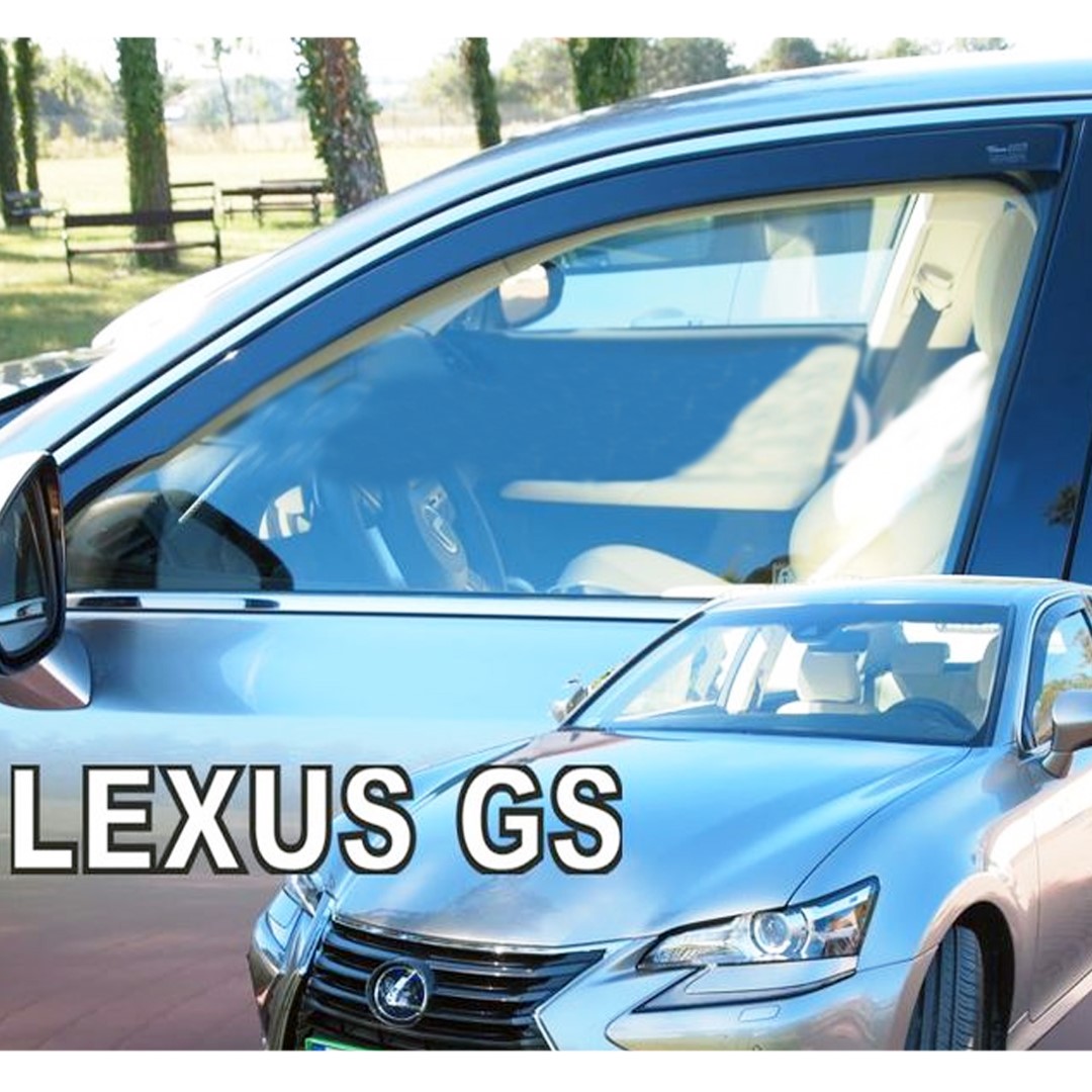 ANEM30026_1 ΑΝΕΜΟΘΡΑΥΣΤΕΣ ΓΙΑ LEXUS GS IV 250 4D 2016+ ΖΕΥΓΑΡΙ ΑΥΤΟΚΙΝΗΤΟΥ ΑΠΟ ΕΥΚΑΜΠΤΟ ΦΙΜΕ ΠΛΑΣΤΙΚΟ HEKO - 2 ΤΕΜ. - Image 1