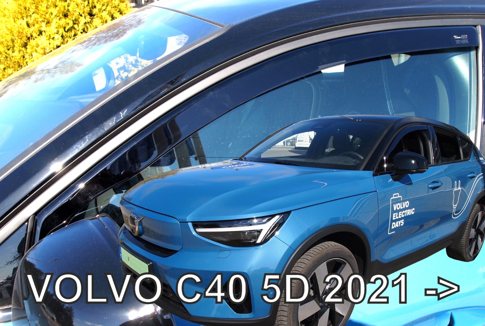 ANEM31262 ΑΝΕΜΟΘΡΑΥΣΤΕΣ ΓΙΑ VOLVO C40 5D 2021+ ΣΕΤ ΑΥΤΟΚΙΝΗΤΟΥ ΑΠΟ ΕΥΚΑΜΠΤΟ ΦΙΜΕ ΠΛΑΣΤΙΚΟ HEKO - 4 ΤΕΜ. - Image 1