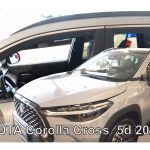 ΑΝΕΜΟΘΡΑΥΣΤΕΣ ΓΙΑ TOYOTA COROLLA CROSS 5D 2020+ ΣΕΤ ΑΥΤΟΚΙΝΗΤΟΥ ΑΠΟ ΕΥΚΑΜΠΤΟ ΦΙΜΕ ΠΛΑΣΤΙΚΟ HEKO - 4 ΤΕΜ.