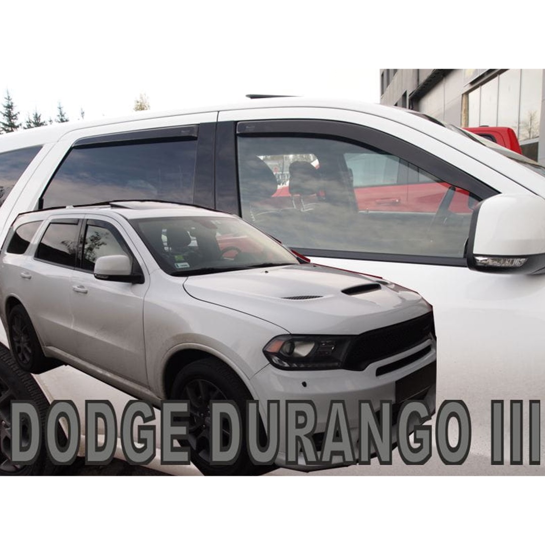 ASET13426-1 ΑΝΕΜΟΘΡΑΥΣΤΕΣ ΓΙΑ DODGE DURANGO 5D 2011+ ΣΕΤ ΑΥΤΟΚΙΝΗΤΟΥ ΑΠΟ ΕΥΚΑΜΠΤΟ ΦΙΜΕ ΠΛΑΣΤΙΚΟ HEKO - 4 ΤΕΜ. - Image 1