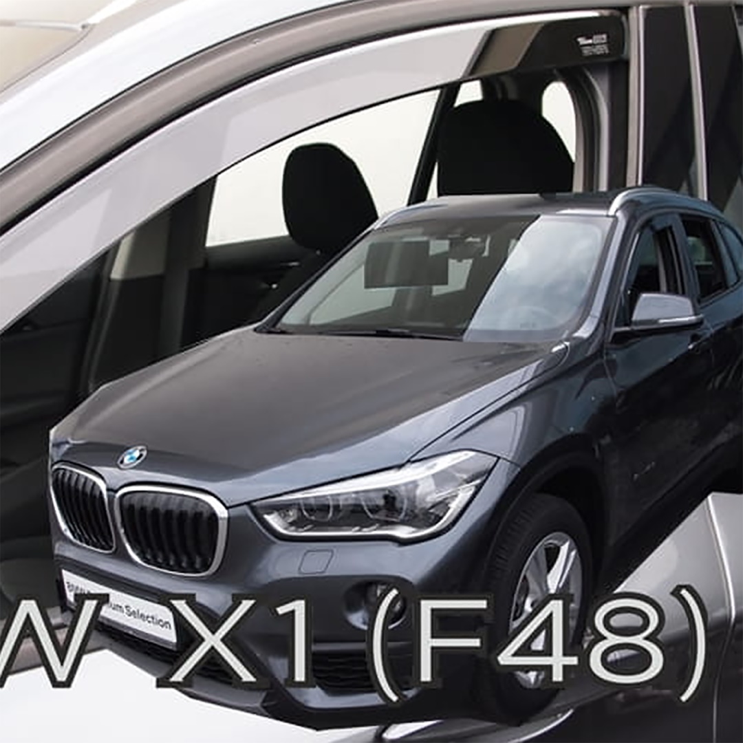 BB ΑΝΕΜΟΘΡΑΥΣΤΕΣ ΓΙΑ BMW X1 F48 5D 2015-2021 ΖΕΥΓΑΡΙ ΑΠΟ ΕΥΚΑΜΠΤΟ ΦΙΜΕ ΠΛΑΣΤΙΚΟ HEKO - 2 ΤΕΜ. - Image 1