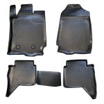 ΠΑΤΑΚΙΑ ΣΕ ΣΚΑΦΗ TPE ΛΑΣΤΙΧΟ ΓΙΑ FORD RANGER 4D 2011+  ΣΕ ΜΑΥΡΟ ΧΡΩΜΑ NOVLINE - 4 ΤΕΜ.