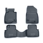 ΠΑΤΑΚΙΑ ΣΕ ΣΚΑΦΗ TPE ΛΑΣΤΙΧΟ ΓΙΑ MAZDA 3 5D 01/2014-2019  ΣΕ ΑΝΘΡΑΚΙ ΣΚΟΥΡΟ ΓΚΡΙ ΧΡΩΜΑ NOVLINE - 4 ΤΕΜ.
