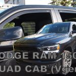 ΑΝΕΜΟΘΡΑΥΣΤΕΣ ΓΙΑ DODGE RAM 1500 4D 2019+ (QUAD CAB) 1,5 ΚΑΜΠΙΝΑ ΣΕΤ ΑΥΤΟΚΙΝΗΤΟΥ ΑΠΟ ΕΥΚΑΜΠΤΟ ΦΙΜΕ ΠΛΑΣΤΙΚΟ HEKO - 4 ΤΕΜ.