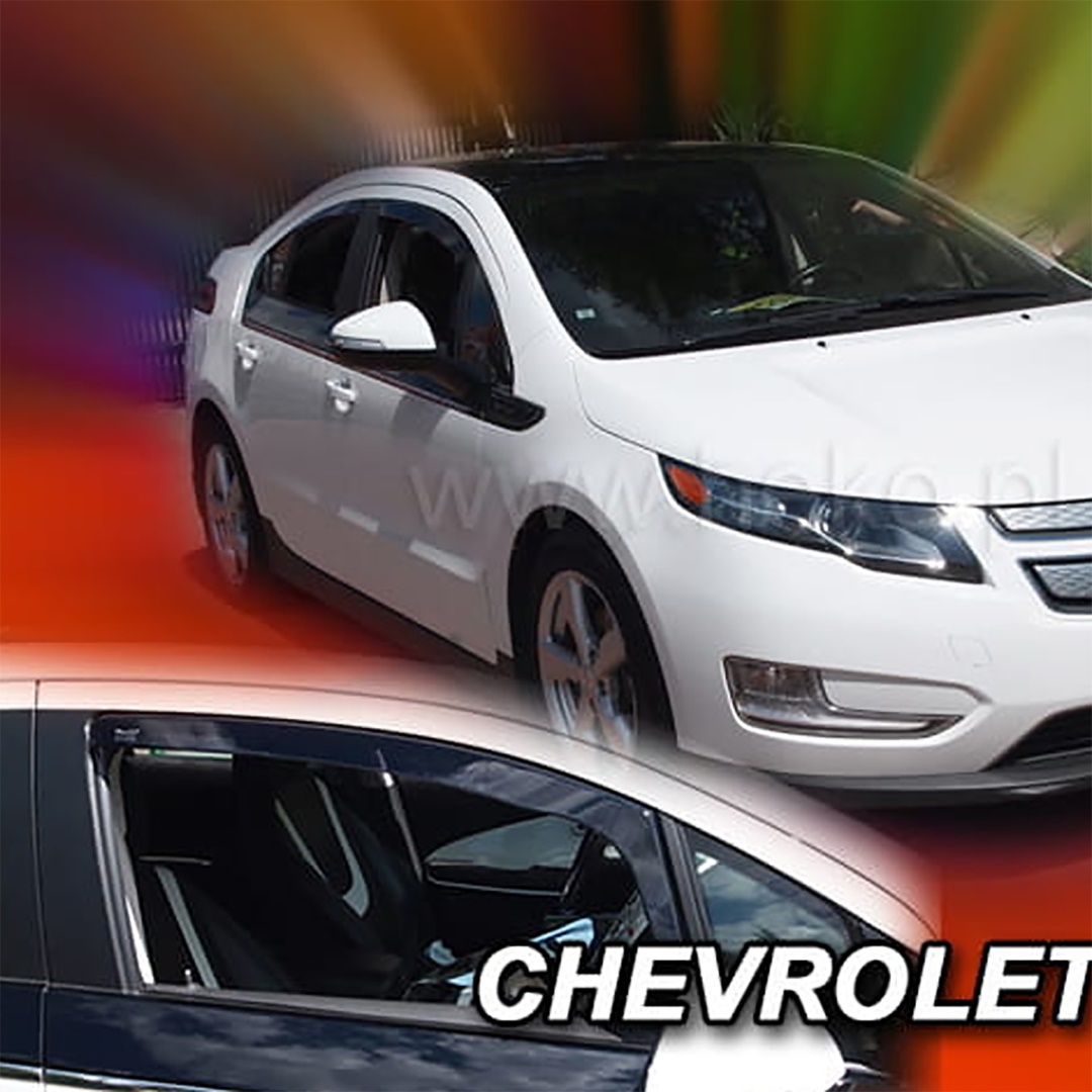 E ΑΝΕΜΟΘΡΑΥΣΤΕΣ ΓΙΑ CHEVROLET VOLT 5D 2010-2015 ΖΕΥΓΑΡΙ ΑΠΟ ΕΥΚΑΜΠΤΟ ΦΙΜΕ ΠΛΑΣΤΙΚΟ HEKO - 2 ΤΕΜ. - Image 1