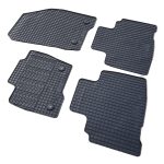 Cik - ΠΑΤΑΚΙΑ ΑΥΤΟΚΙΝΗΤΟΥ ΑΠΟ ΛΑΣΤΙΧΟ ΓΙΑ FORD EDGE 2016-2021 ΣΕ ΜΑΥΡΟ ΧΡΩΜΑ ΜΕ ΚΟΥΜΠΩΜΑΤΑ - 4 ΤΕΜ. (RM.FO.0028/CK)