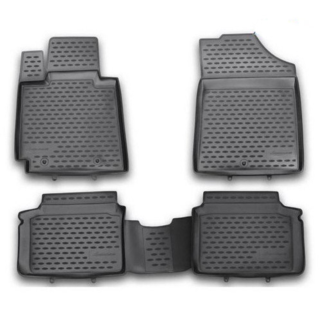 ELEMENT3D02218210KNV ΠΑΤΑΚΙΑ ΣΕ ΣΚΑΦΗ TPE ΛΑΣΤΙΧΟ ΓΙΑ AUDI A6 C8 / ALLROAD WAGON 2018+ ΣΕ ΜΑΥΡΟ ΧΡΩΜΑ NOVLINE - 4 ΤΕΜ. - Image 1