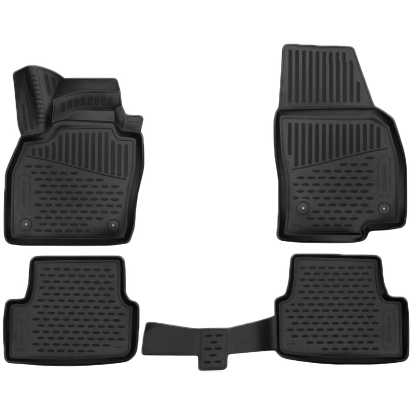 ELEMENT3D02409210K ΠΑΤΑΚΙΑ ΣΕ ΣΚΑΦΗ TPE ΛΑΣΤΙΧΟ ΓΙΑ SEAT ALHAMBRA 5D 2017+ ΣΕ ΜΑΥΡΟ ΧΡΩΜΑ NOVLINE - 4 ΤΕΜ. - Image 1