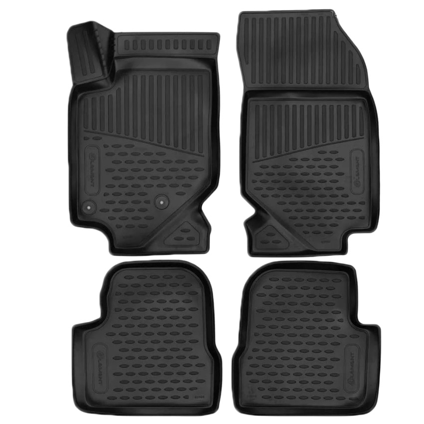 ELEMENT3D02505210K ΠΑΤΑΚΙΑ ΣΕ ΣΚΑΦΗ TPE ΛΑΣΤΙΧΟ ΓΙΑ OPEL CORSA F 5D 2019+ ΣΕ ΜΑΥΡΟ ΧΡΩΜΑ NOVLINE - 4 ΤΕΜ. - Image 1