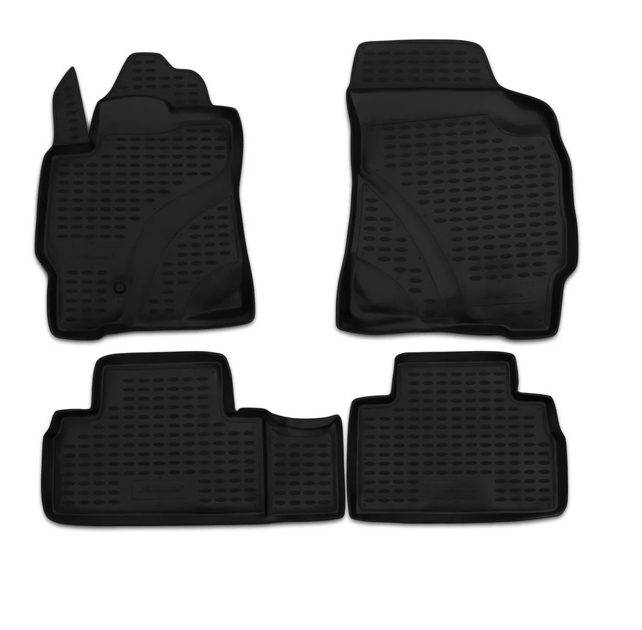 EXP.NLC.16.11 ΠΑΤΑΚΙΑ ΣΕ ΣΚΑΦΗ TPE ΛΑΣΤΙΧΟ ΓΙΑ FORD MAVERICK 2001+ ΣΕ ΜΑΥΡΟ ΧΡΩΜΑ NOVLINE - 4 ΤΕΜ. - Image 1
