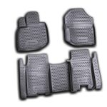 ΠΑΤΑΚΙΑ ΣΕ ΣΚΑΦΗ TPE ΛΑΣΤΙΧΟ ΓΙΑ HONDA JAZZ 10/2008-2015  ΣΕ ΜΑΥΡΟ ΧΡΩΜΑ NOVLINE - 4 ΤΕΜ.