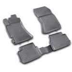 ΠΑΤΑΚΙΑ ΣΕ ΣΚΑΦΗ TPE ΛΑΣΤΙΧΟ ΓΙΑ SUBARU FORESTER 2.5XT 2008-2013  ΣΕ ΜΑΥΡΟ ΧΡΩΜΑ NOVLINE - 4 ΤΕΜ.