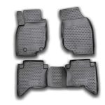 ΠΑΤΑΚΙΑ ΣΕ ΣΚΑΦΗ TPE ΛΑΣΤΙΧΟ ΓΙΑ TOYOTA HILUX 4D 2011-2015  ΣΕ ΜΑΥΡΟ ΧΡΩΜΑ NOVLINE - 4 ΤΕΜ.