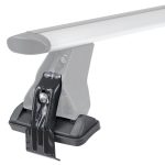 MENABO DLKIT103G KIT TYPE G ΑΚΡΑ (ΠΟΔΙΑ) ΓΙΑ ΜΠΑΡΕΣ ΟΡΟΦΗΣ DELTA / OMEGA BLACK / SILVER - 1 ΣΕΤ (16780/MB)