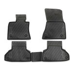 ΠΑΤΑΚΙΑ ΣΕ ΣΚΑΦΗ TPE ΛΑΣΤΙΧΟ ΓΙΑ BMW X6 F16 2014-2019  ΣΕ ΑΝΘΡΑΚΙ ΣΚΟΥΡΟ ΓΚΡΙ ΧΡΩΜΑ NOVLINE - 4 ΤΕΜ.