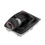 ΠΟΜΟΛΟ ΤΑΧΥΤΗΤΩΝ  ΓΙΑ VW GOLF VII GTI 2013+ ΜΕ ΕΝΔΕΙΞΗ 6 ΤΑΧΥΤΗΤΩΝ ΚΑΙ ΦΟΥΣΚΑ ΜΑΥΡΟ-ΚΟΚΚΙΝΟ NTY - 1 TEM.