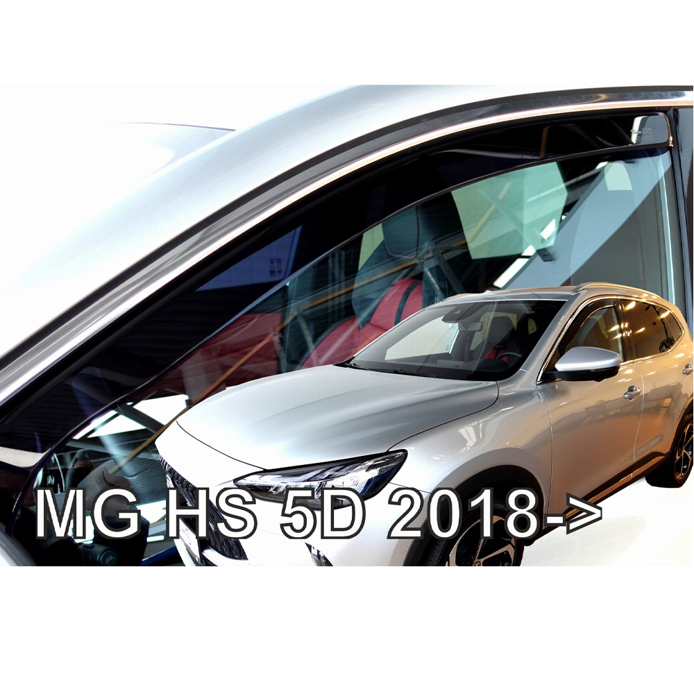 HEKO23804 ΑΝΕΜΟΘΡΑΥΣΤΕΣ ΓΙΑ MG HS 5D 2018+ ΖΕΥΓΑΡΙ ΑΠΟ ΕΥΚΑΜΠΤΟ ΦΙΜΕ ΠΛΑΣΤΙΚΟ HEKO - 2 ΤΕΜ - Image 1